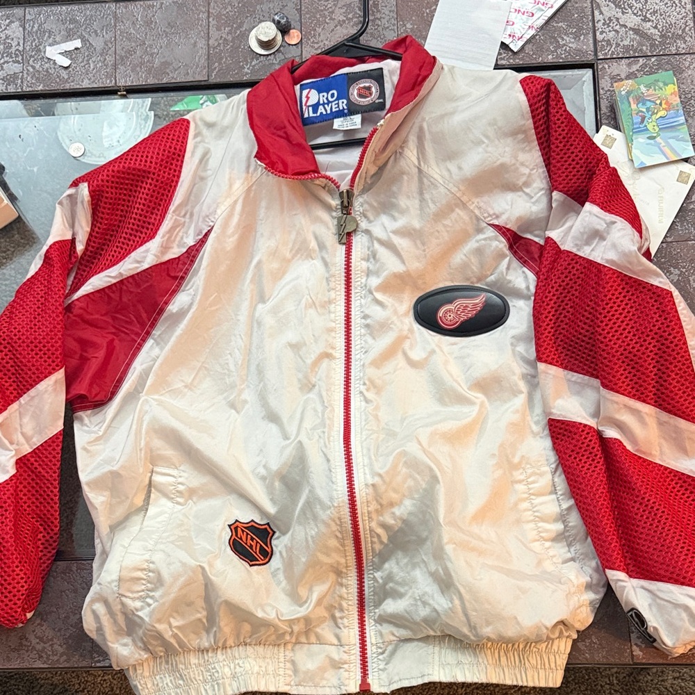 Pro Player Red and White Sports Jacket